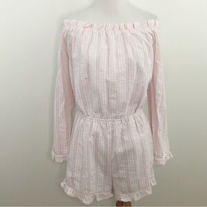 Romeo & Juliet Couture | Shorts Romper With Lace & Ruffle Detail